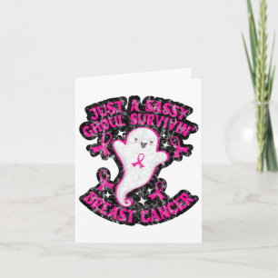Nur eine Sy Ghoul überlebt Brustkrebs-Happy Hall Karte