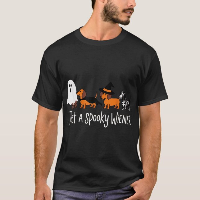 Nur eine unheimlich schöne Dackel Dackel Halloween T-Shirt (Vorderseite)