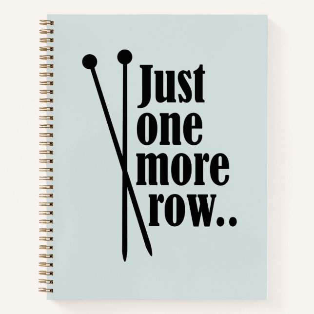 Nur eine weitere Zeile - Notizbuch (Vorderseite)