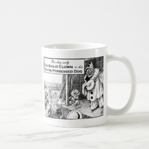 Nur einen Tag: Böser Banjo-Clown Kaffeetasse