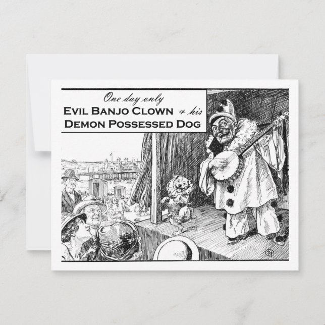 Nur einen Tag: Der böse Banjo Clown (Vorderseite)