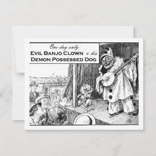Nur einen Tag: Der böse Banjo Clown