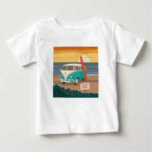 Nur Einheimische VW Surf Van Baby T-shirt