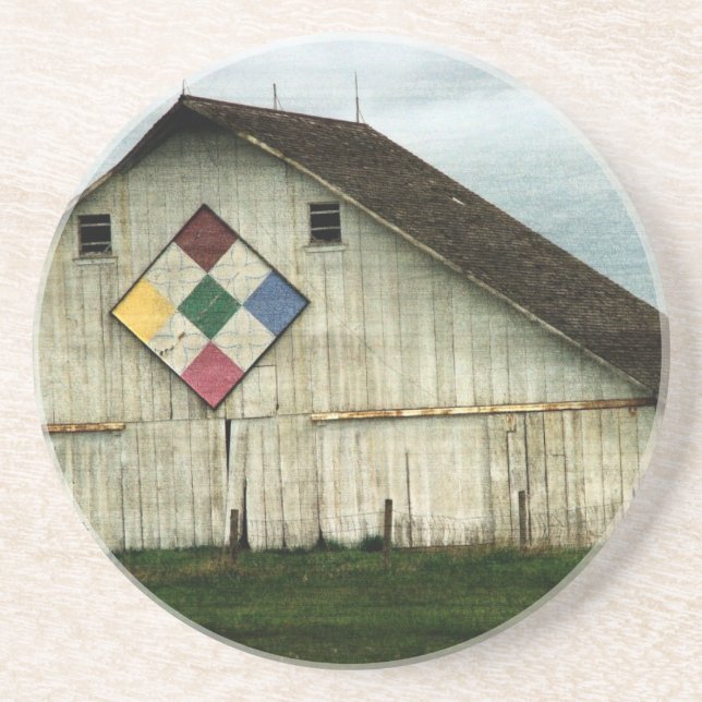 Nur Erinnerungen, eine Scheune, die einmal war Getränkeuntersetzer (Vorne)