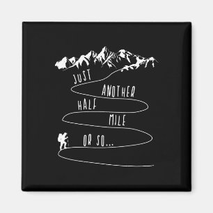 Nur etwa eine halbe Meile wandern klettern lustige Magnet