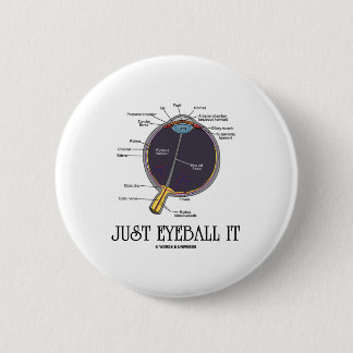 Nur Eyeball It (Augenanatomie Annäherung Sprichwor Button