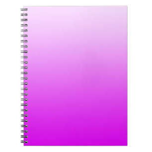 NUR FARB gradients - neon pink Notizblock