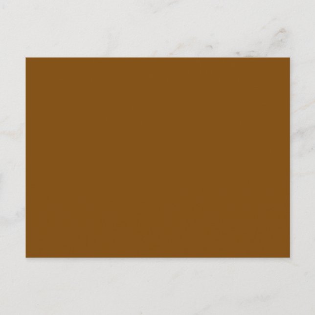 NUR FARBE - braun Postkarte (Vorderseite)