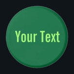 NUR FARBE / dunkelgrün   Ihr Text Magnet<br><div class="desc">Nur Farbe von EDDA Fröhlich komponiert | Vorlage: Hintergrundfarbe für Text oder Bild | Trend: Farbe Ihres Lebens. | Sie vermissen andere Farben,  Produkte oder Designs? Kontaktieren Sie mich: contact@eddart.de</div>