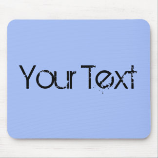 NUR FARBE / hellblau + Ihr Text Mousepad