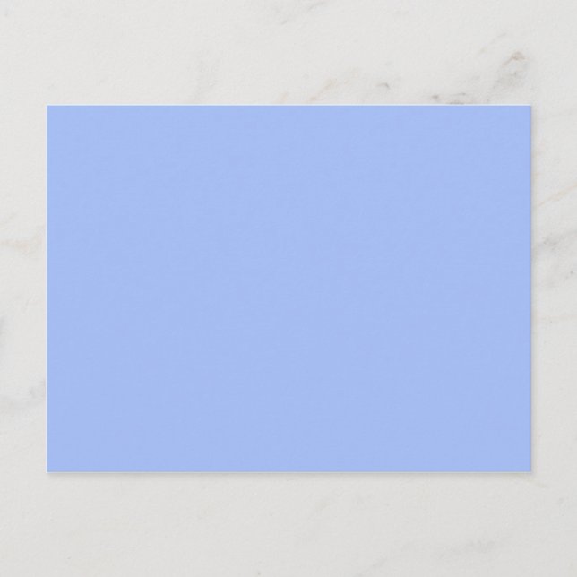 NUR FARBE - Hellblau Postkarte (Vorderseite)