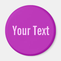 NUR FARBE / magenta + Ihr Text