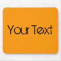 NUR FARBE / orange + Ihr Text