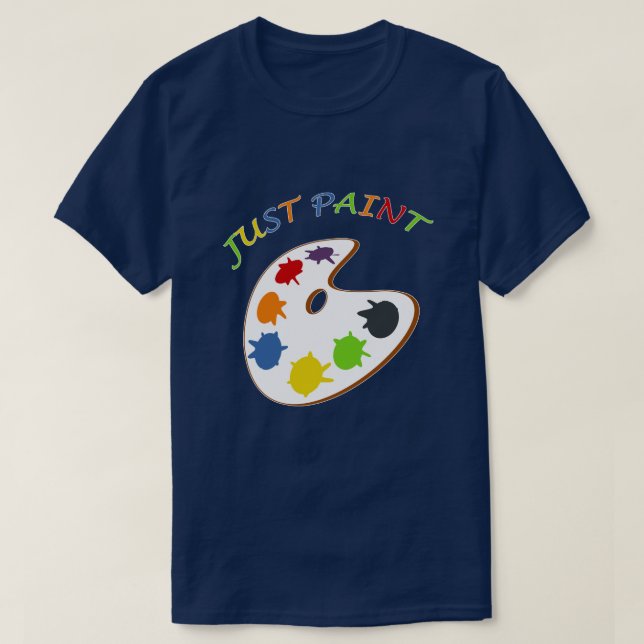 Nur Farbe T-Shirt (Design vorne)