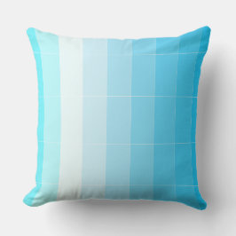 Nur Farbe TurquoiseOmbre Kissen