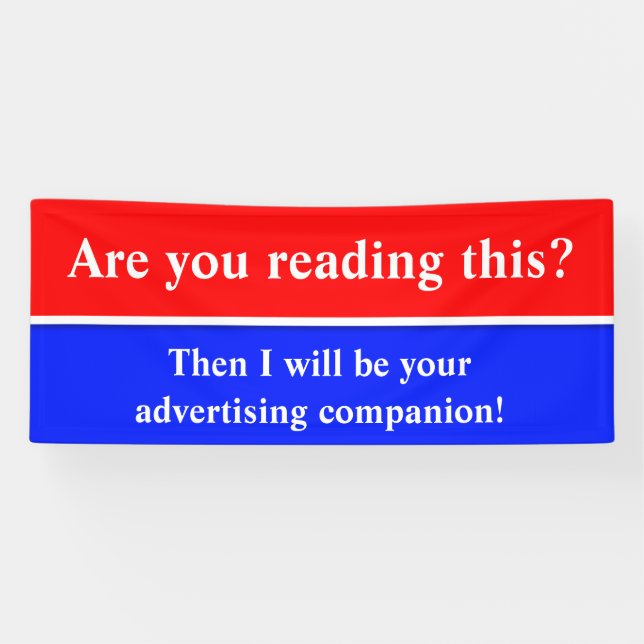 Nur Farbfeuer rot & Streifen + Ihre Idee Banner (Horizontal)
