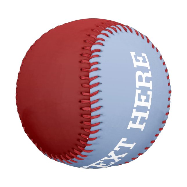 Nur Farbgrade - dunkelblau und dunkelrot Baseball (Schrägansicht)