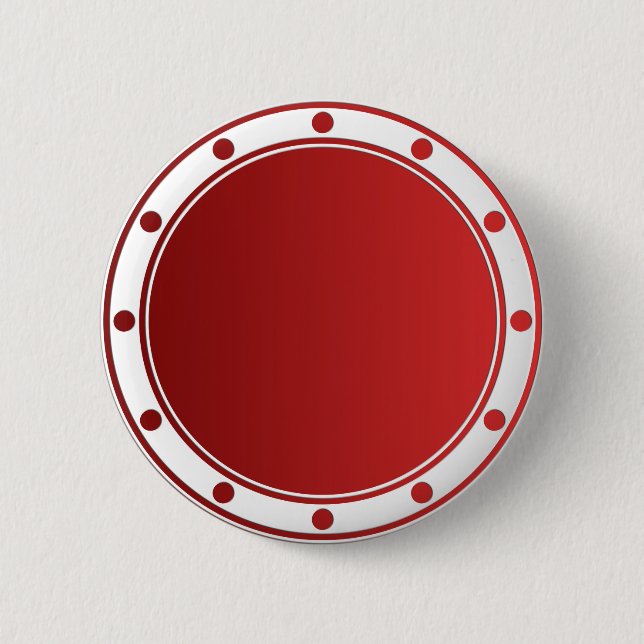 NUR FARBgradienten - Feuerrot + Ringe & Punkte Button (Vorderseite)