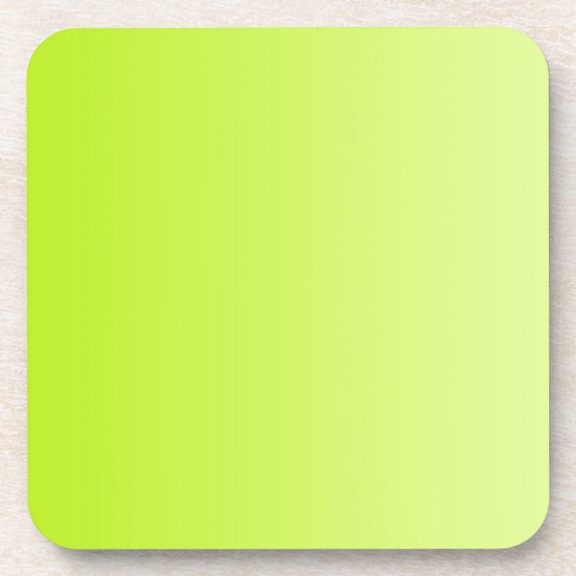 NUR FARBgradienten - Frühlinggrün Getränkeuntersetzer (Vorderseite)