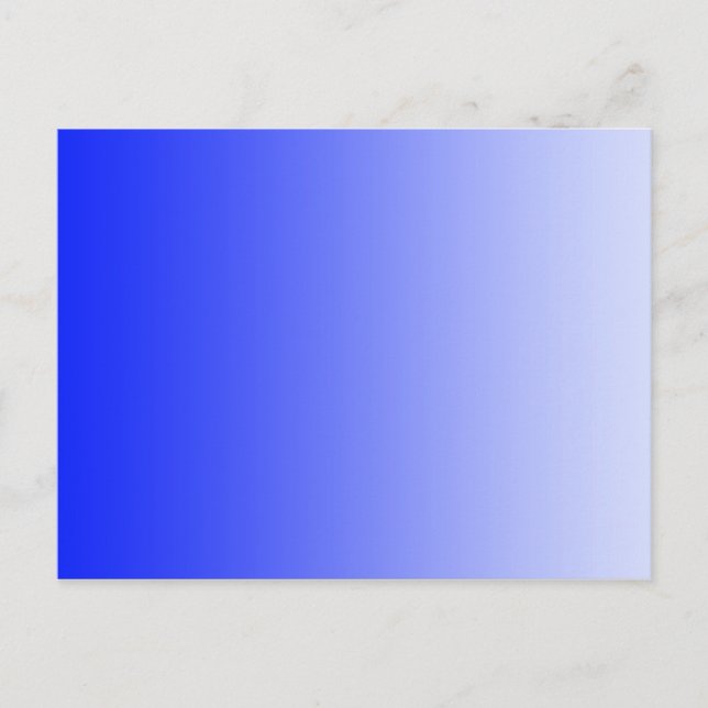 NUR FARBgradienten - königsblau Postkarte (Vorderseite)