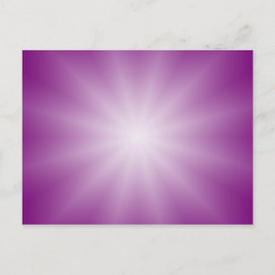 NUR FARBgradienten - Magenta Star Postkarte