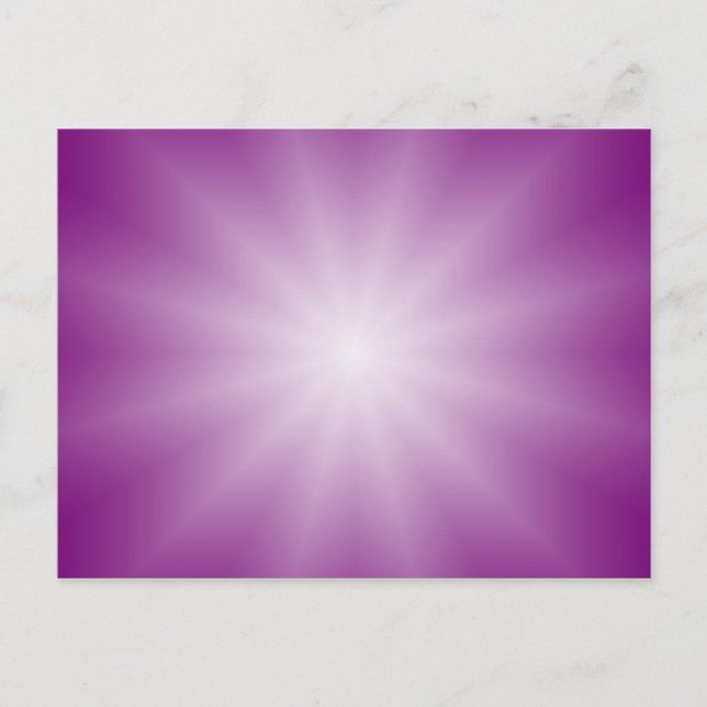 NUR FARBgradienten - Magenta Star Postkarte (Vorderseite)