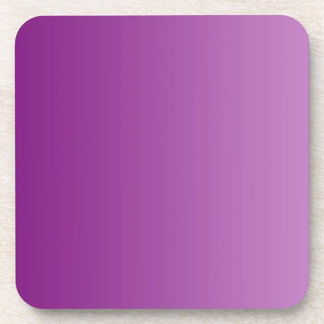 NUR FARBgradienten - Magenta Untersetzer (Vorderseite)