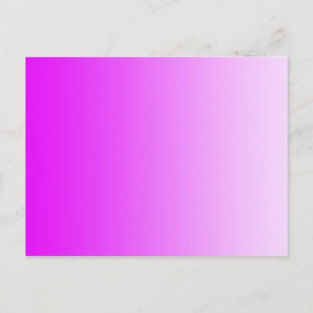 NUR FARBgradienten - Neonrosa Postkarte (Vorderseite)