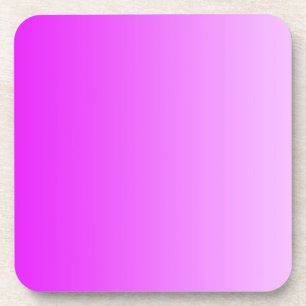 NUR FARBgradienten - Neonrosa Untersetzer