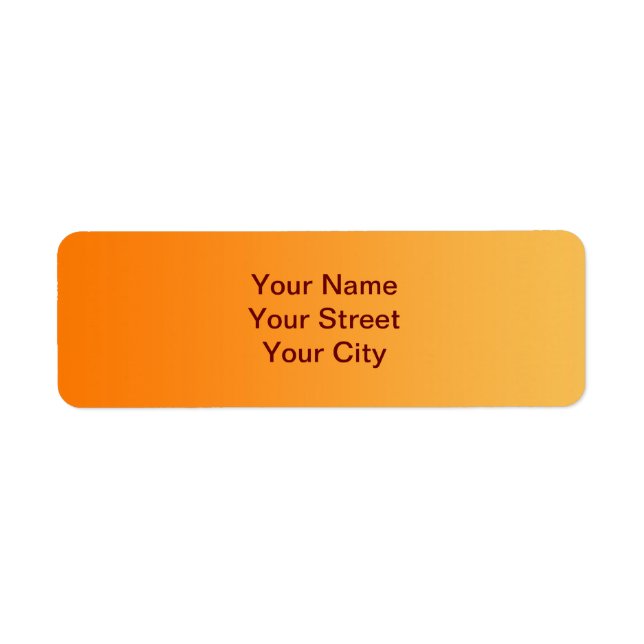 NUR FARBgradienten - orange (Vorne)