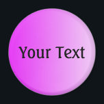 NUR FARBgradienten pink Ihr Text Magnet<br><div class="desc">Nur Farbe von EDDA Fröhlich komponiert | Vorlage: Hintergrundfarbe für Text oder Bild | Trend: Farbe Ihres Lebens. | Sie vermissen andere Farben, Produkte oder Designs? Kontaktieren Sie mich: contact@eddart.de</div>