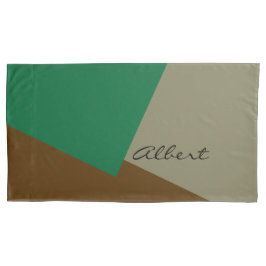 Nur Farbsicherung. - dunkelbraun grün + Ihre Ideen Kissenbezug