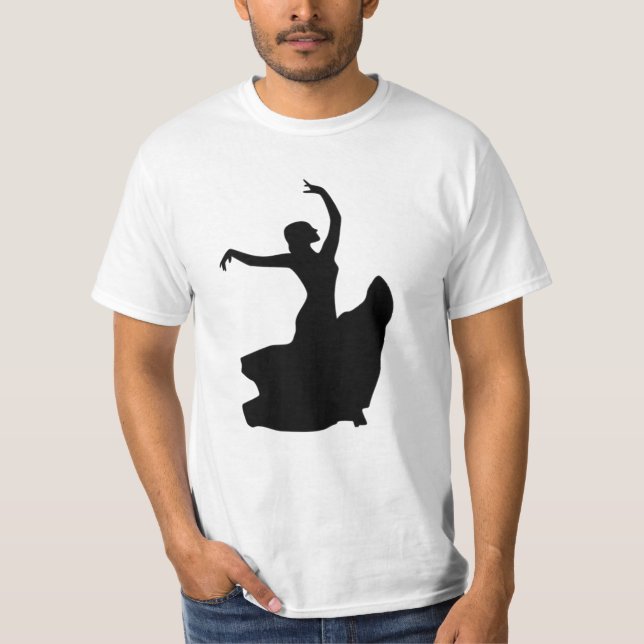 Nur Flamenco-Tänzer T-Shirt (Vorderseite)