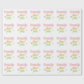 Nur Frenchie Vibes Geschenkpapier