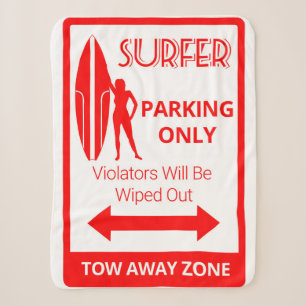 Nur Funny Surfer Parking Sherpadecke