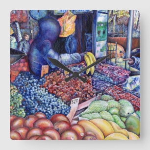 Nur für den geistigen Verbrauch Quadratische Wanduhr