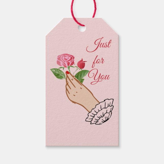 Nur für dich geschenkanhänger (Vorderseite)