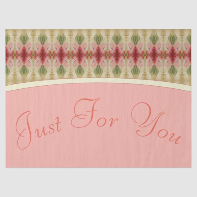 Nur für dich seidenpapier (Vorderseite)