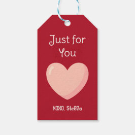 Nur für Dich Valentinstag-Geschenkanhänger Geschenkanhänger