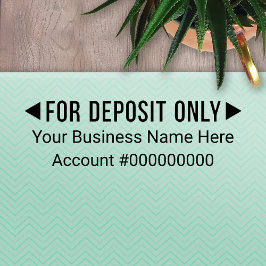 Nur für Einzahlungen - Basic Business Office 2 Lin Permastempel