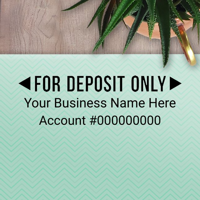Nur für Einzahlungen - Basic Business Office 2 Lin Permastempel (Von Creator hochgeladen)