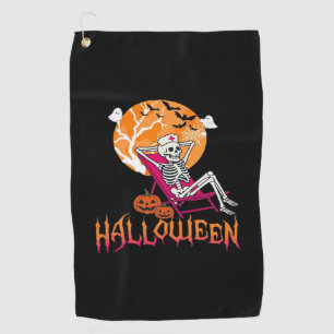 Nur für Halloween Summer Nurse Skelett P Gewartet Golfhandtuch