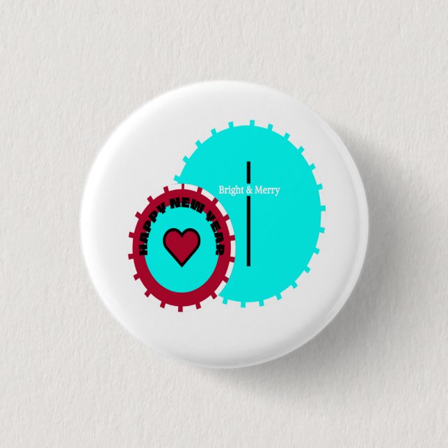 NUR Für Helle & Fröhliche Schaltfläche Button (Vorderseite)
