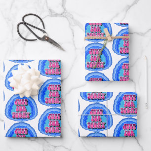 Nur für heute Geode 12 Step OM Erholung Slogan Geschenkpapier Set
