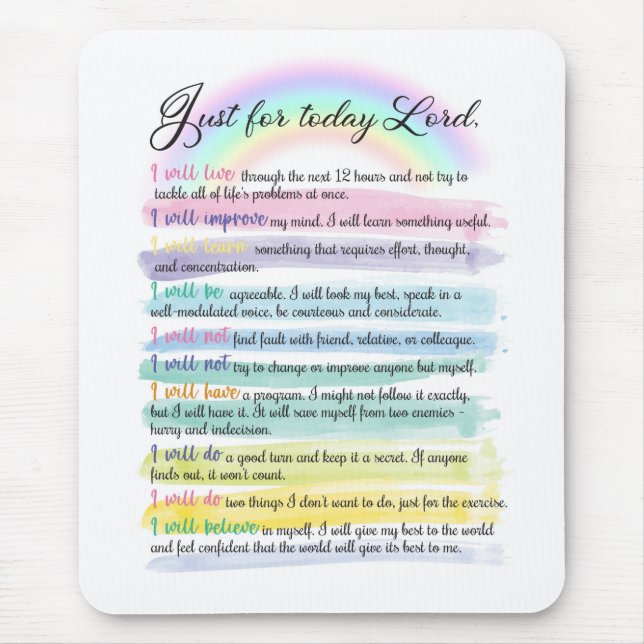 Nur für heute, Herr Mousepad (Vorne)