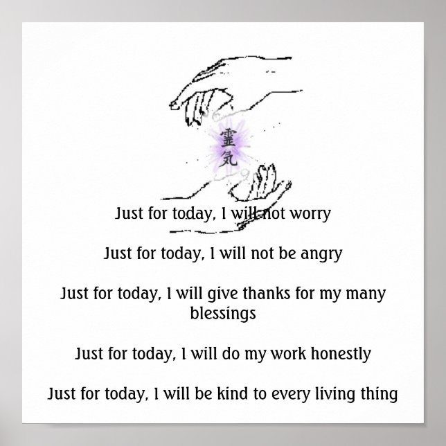 Nur für heute werde ich mich keine Sorgen machen.. Poster (Vorne)