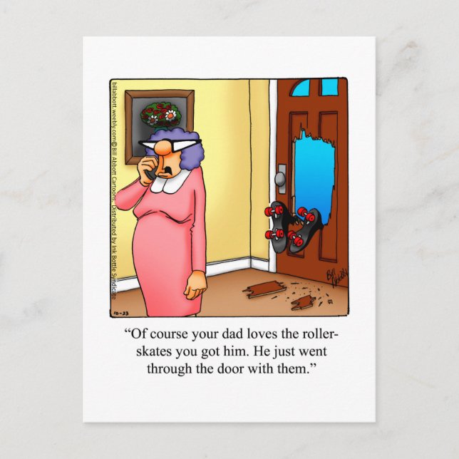 Nur für Lachs Spaß Postkarte (Vorderseite)