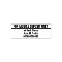Nur für Mobileinzahlungen Bankname und Kontonummer