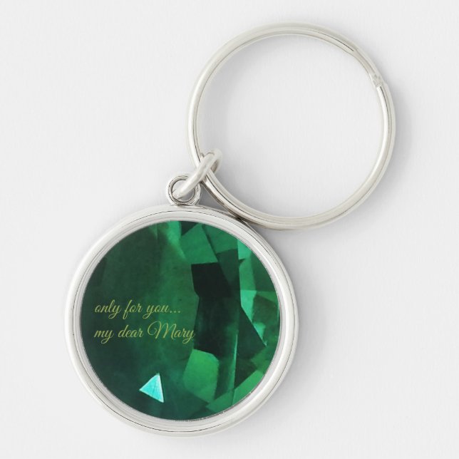 Nur für Sie Emerald Schlüsselanhänger (Vorne)