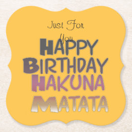 Nur für Sie glücklich Geburtstag Untersetzer